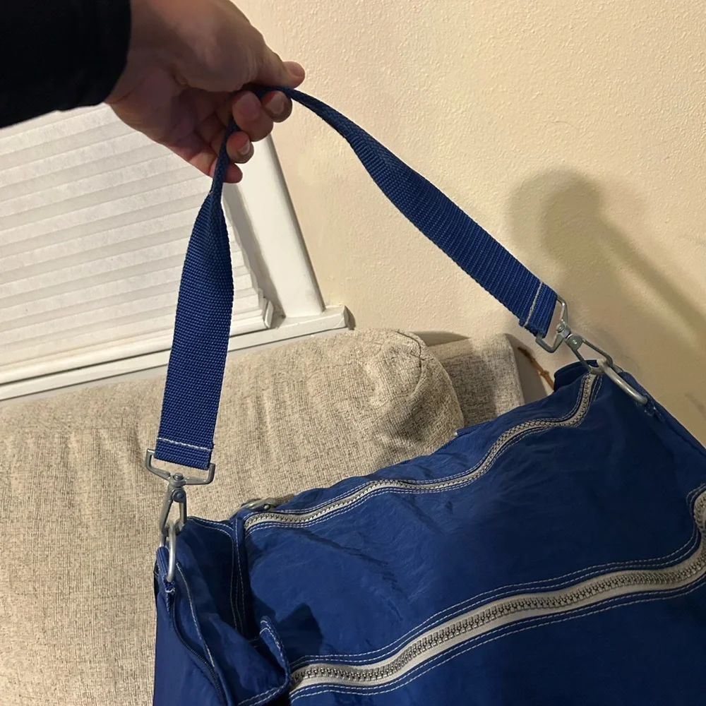 Vintage Nylon Pepsi Blue Duffel Bag Large